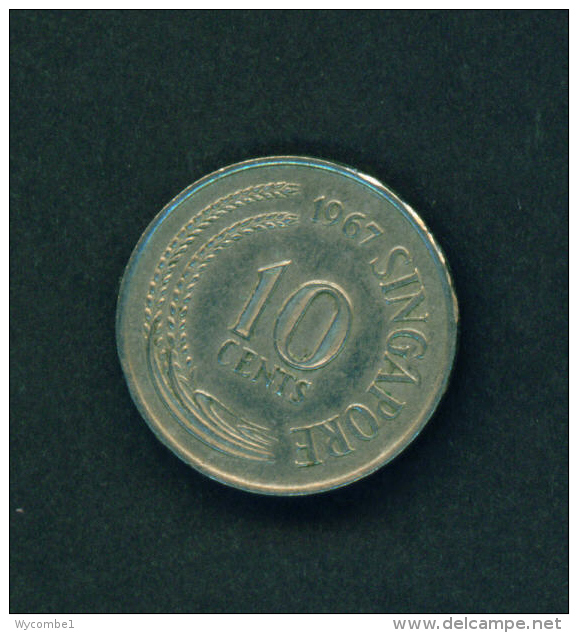 SINGAPORE -  1967 10c Circ. - Singapore