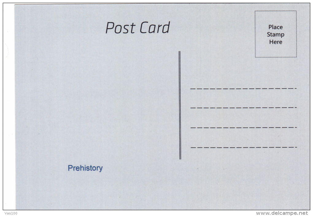 PREHISTORY,POSTCARD,UNUSE D - Vor- Und Frühgeschichte