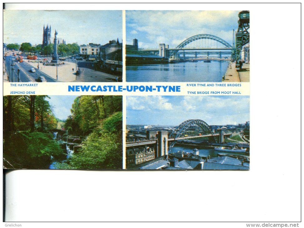 Angleterre : Northumberland : NEWCASTEL UPON TYNE : Multivues - Newcastle-upon-Tyne