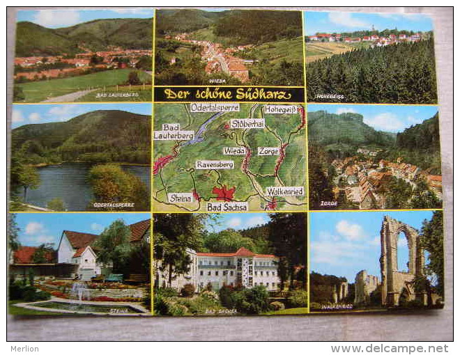 Bad Sachsa - Steina - Zorge - Walkenried -map Karte -   D106537 - Bad Sachsa