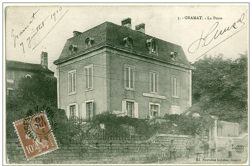 46 - B18639CPA - GRAMAT - La Poste - Facteur - Très Bon état - LOT - Gramat