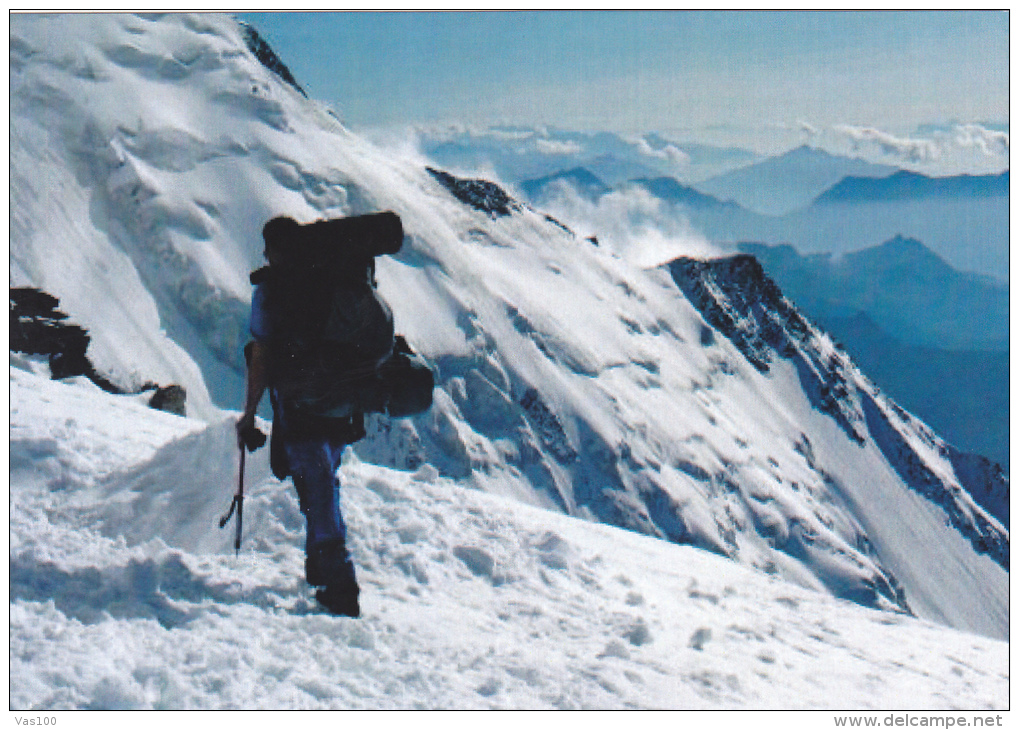 ESCALADE,CLIMBING,MOUNTAINEERS,POSTCARD,UNUSED - Escalada