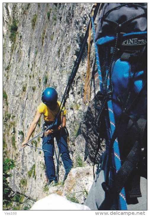 CPA,ESCALADE,CLIMBING,MOUNTAINEERS,POSTCARD,UNUSED - Bergsteigen