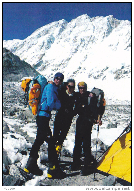 ESCALADE,CLIMBING,MOUNTAINEERS,POSTCARD,UNUSED - Bergsteigen