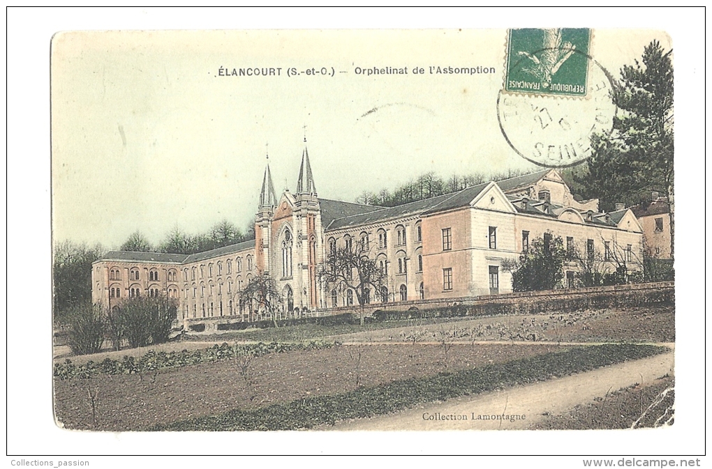 Cp, 78, Elancourt, Orphelinat De L'Assomption, Voyagée - Elancourt