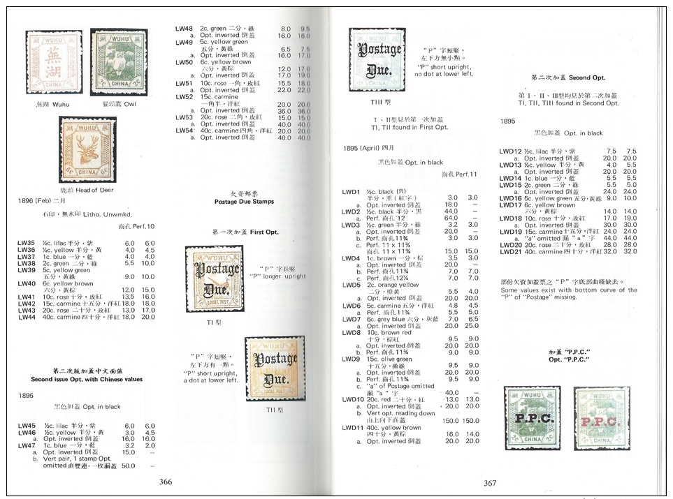 Colour Illustrated Stamp Catalog Of China 1878-1949, By Shiu-Hon Chan, Hardcover Book - Other & Unclassified