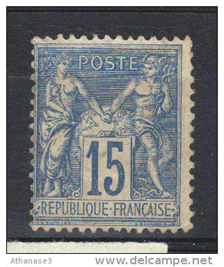 France N° 101* Sans Gomme (1884) - 1876-1898 Sage (Type II)