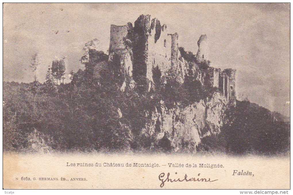 Falaën.  -  Les Ruines Des Château... 1900 Mooi Poststuk - Ohey
