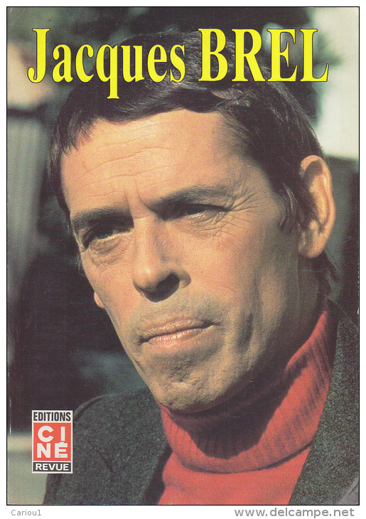 C1 JACQUES BREL Album Souvenir ILLUSTRE Grand Format CINE REVUE - Musique