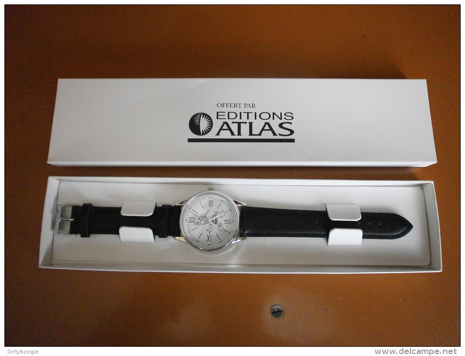 MONTRE ASTERIX - BRACELET CUIR - EDITIONS ATLAS - Kleding