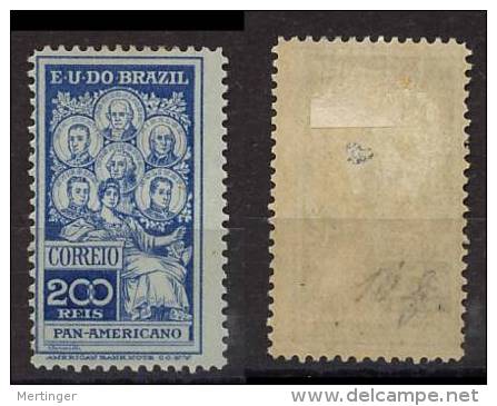 Brazil Brasilien Mi# 179 * PANAMERICANO 1909 - Ungebraucht