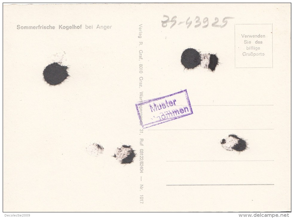 ZS43925 Sommerfrische Kogelhof Bei Anger     2 Scans - Anger