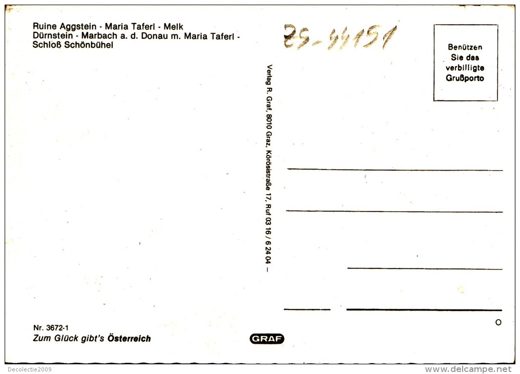 ZS44151  Ruine Aggstein   Maria Taferl      2 Scans - Maria Taferl
