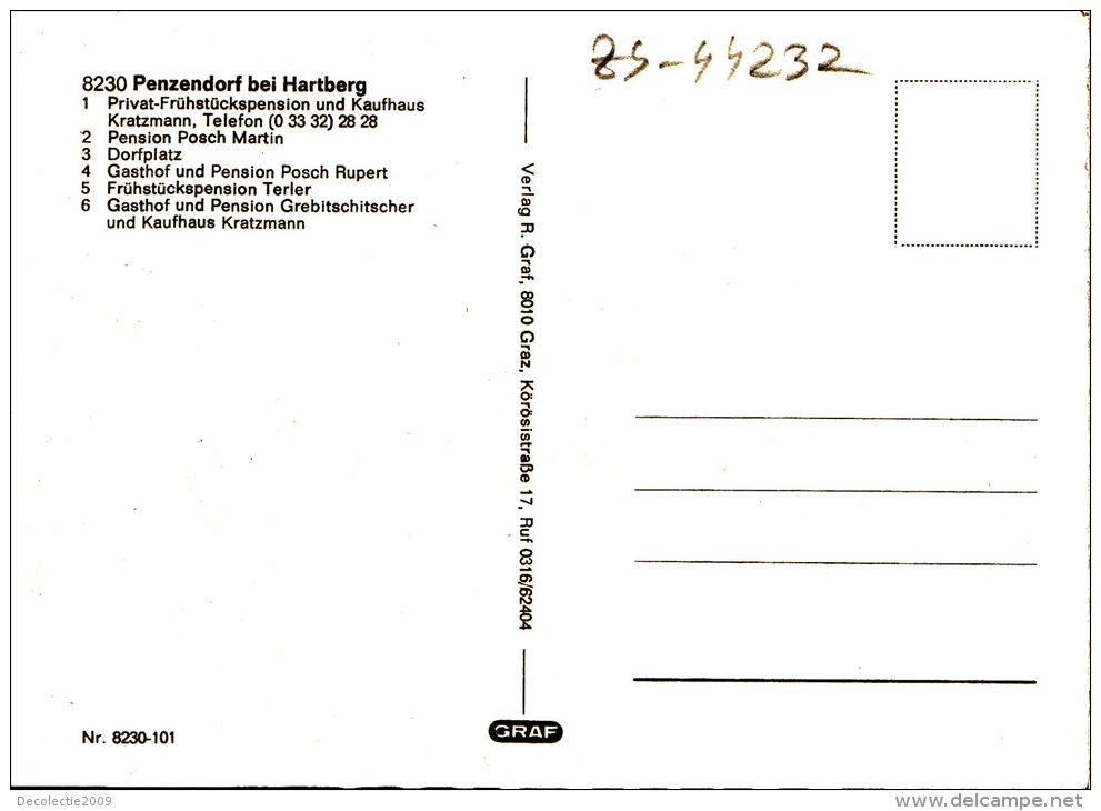 ZS44232 Penzendorf Bei Hartberg      2 Scans - Hartberg