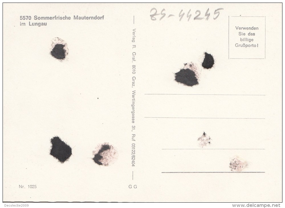 ZS44245 Sommerfrische  Mauterndorf Lungau  2 Scans - Mauterndorf