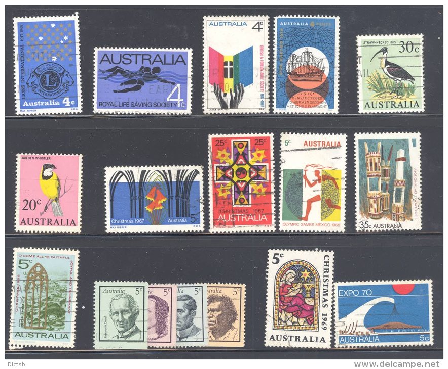 AUSTRALIA, 1966-69 Selection Includes High Values And Some Sets - Used Stamps