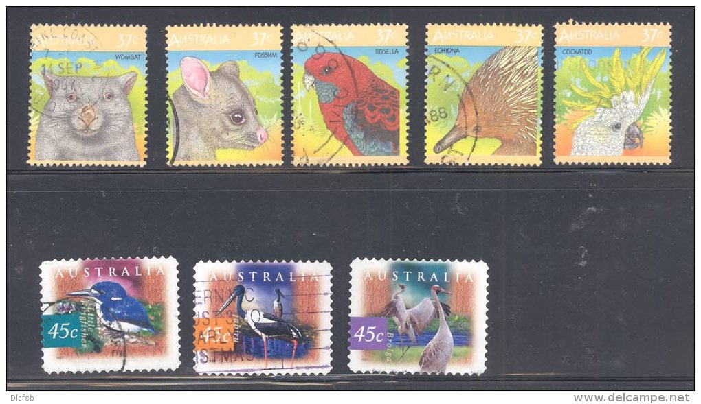 AUSTRALIA, 1987 Wildlife Set + 1997 Birds Fine Used - Used Stamps