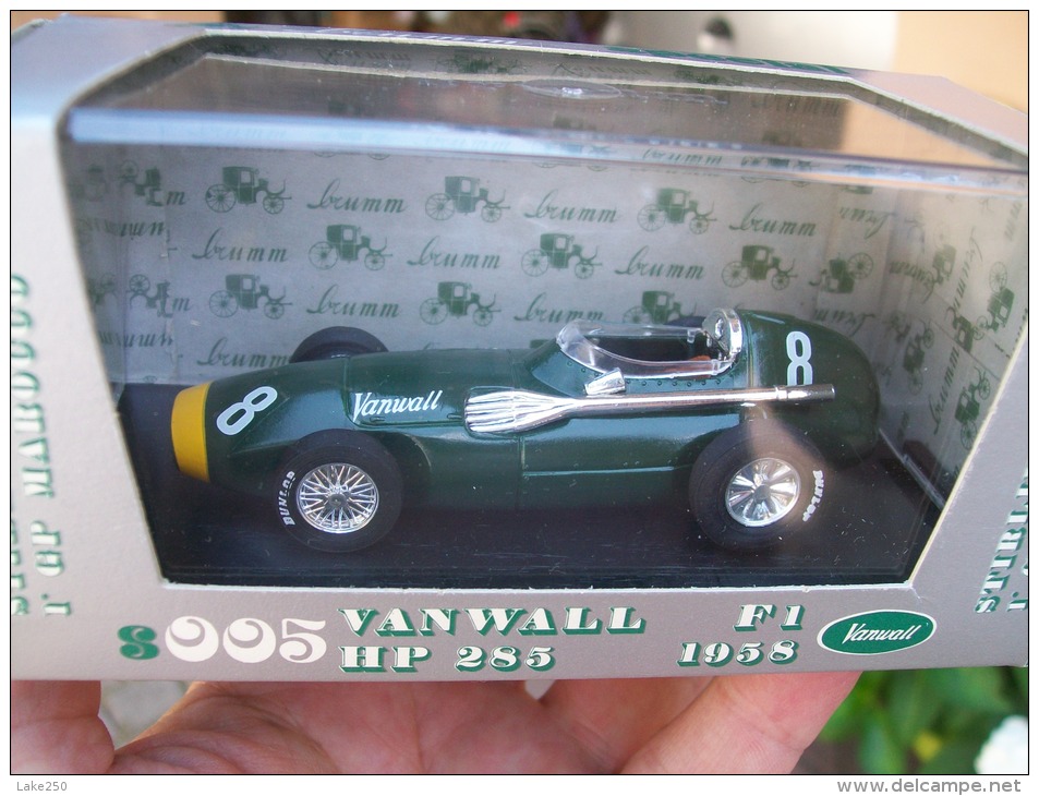 BRUMM - S 005  VANWALL  STIRLING MOSS GP MAROCCO 1958 RARO!! Scala 1/43 - Brumm