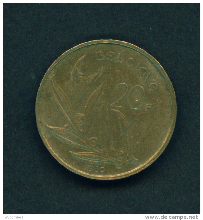 BELGIUM - 1980 20f Circ. - 20 Francs