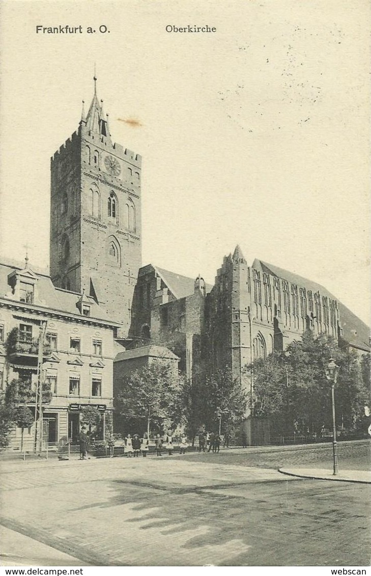 AK Frankfurt Oder Oberkirche 1910 #03 - Frankfurt A. D. Oder