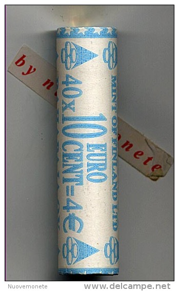 FINLANDIA FINLANDE  ROTOLINI Da 40 Monete  10 CENT 2004 : AFFARONE VALORE CATALOGO 200 EURO - Rolls