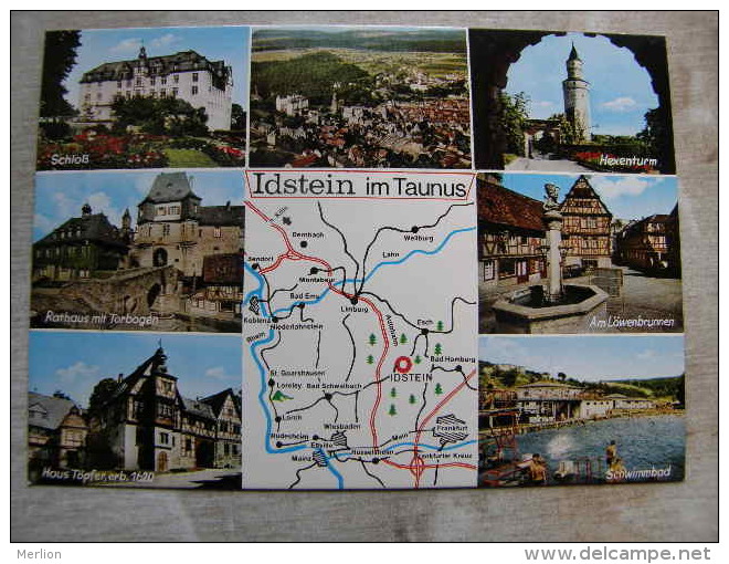 Idstein Im Taunus -map Karte Carte       D106746 - Idstein