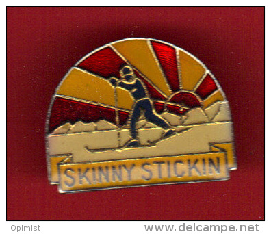 29702-Pin's.Ski.skinni Stickin. - Sports D'hiver
