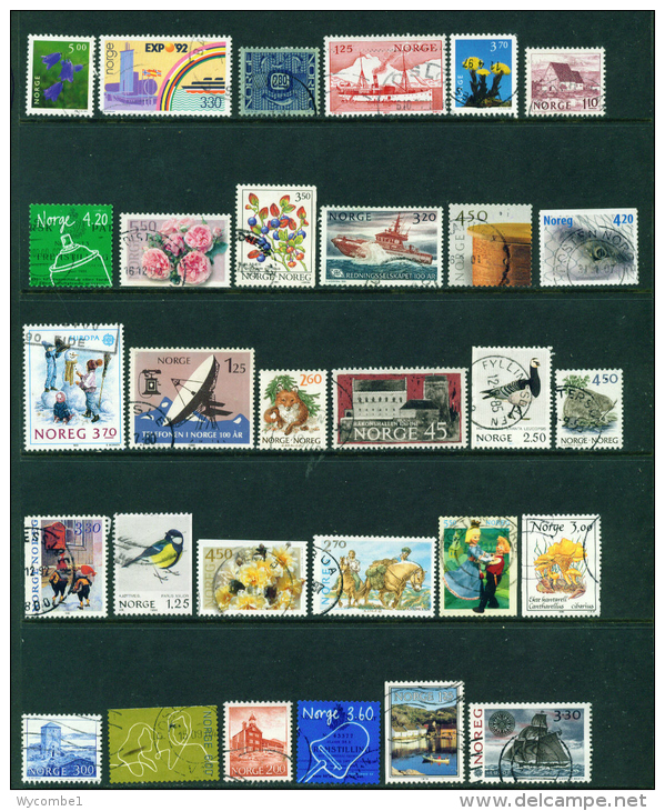 NORWAY - Lot Of Used Pictorial Stamps As Scans 1 - Verzamelingen