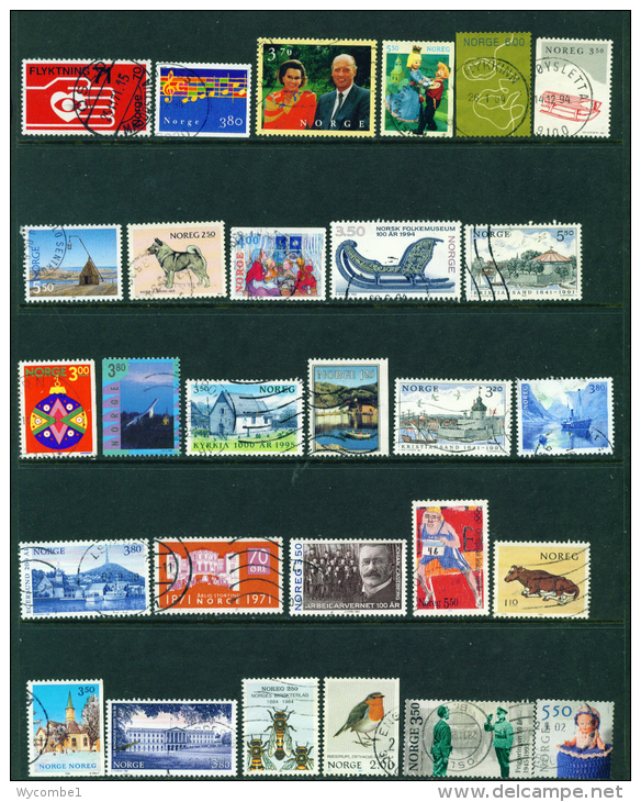 NORWAY - Lot Of Used Pictorial Stamps As Scans 2 - Collections