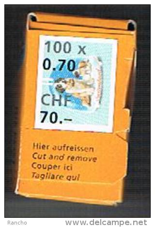 ** 1er DISPENSER 2001. Le 1er EMIS EN ROULEAUX .100xTIMBRES NEUFS C/.S.B.K. Nr: 1025 . Y&TELLIER Nr:1686. ** - Carnets