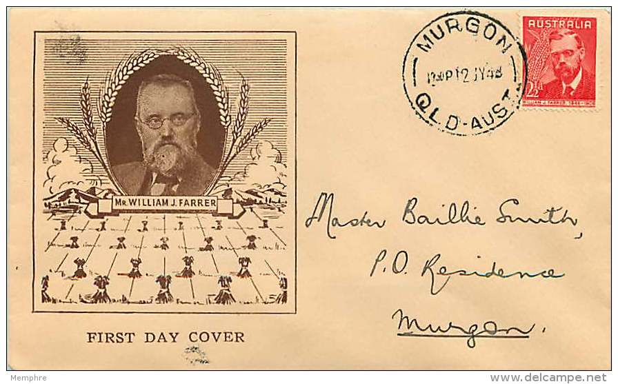 1948  Farrer  Bodin Caver - FDC