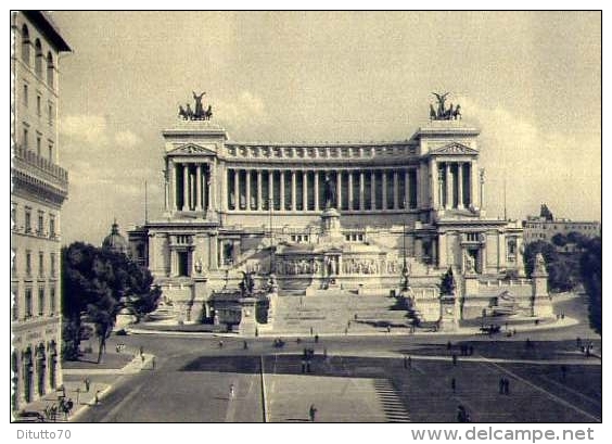 Roma - Monumento A Vittorio Emanuele II - Formato Grande Non Viaggiata - Altare Della Patria