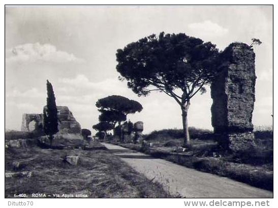 Roma - Via Appia Antica - 1-402 - Formato Grande Viaggiata - Parcs & Jardins