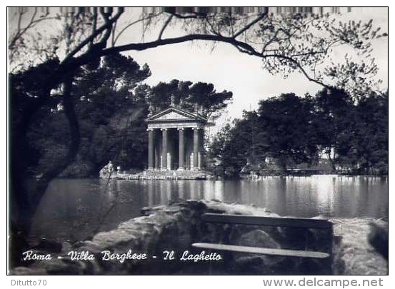 Roma - Villa Borghese - Il Laghetto - 154 - Formato Grande Non Viaggiata - Parks & Gardens