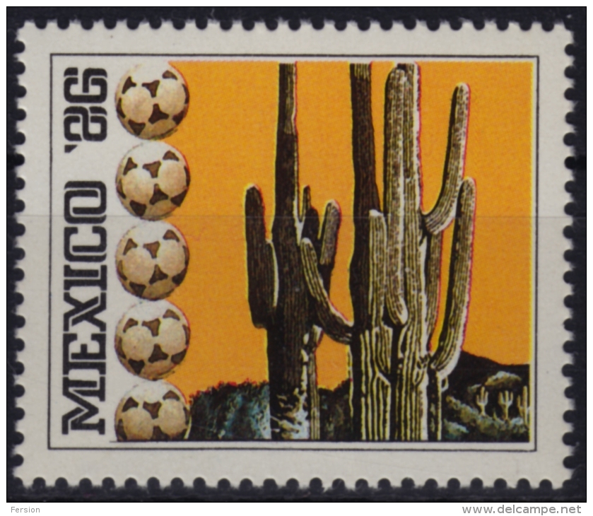 1986 - Yugoslavia - FIFA Football World Cup ( Soccer ) Mexico - LABEL / CINDERELLA / VIGNETTE - 1970 – Mexico