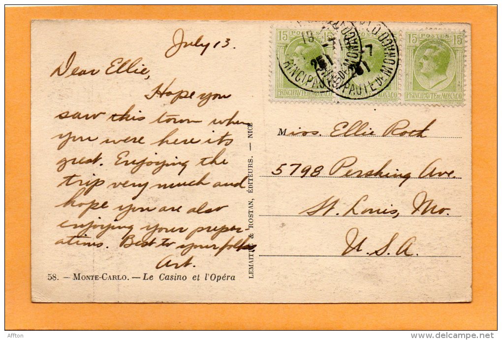 Old Postcard Mailed To USA - Otros & Sin Clasificación