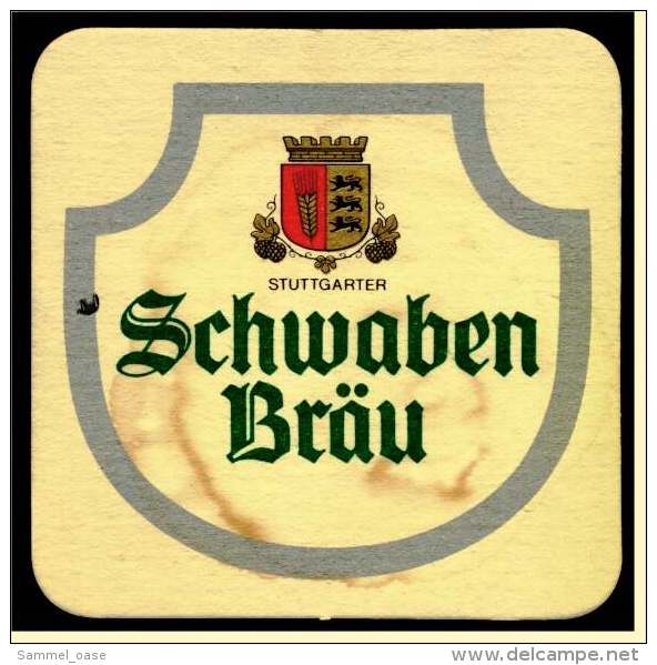 Bierdeckel  100 Jahre Stuttgarter Schwaben Bräu - Portavasos