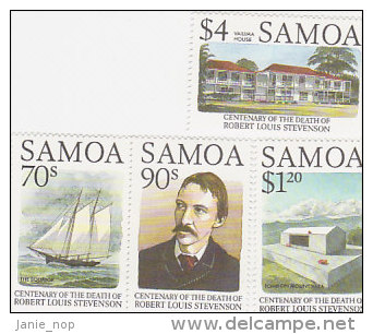 Samoa Mint Never Hinged Stamps1994 Robert Stevenson - Samoa (Staat)