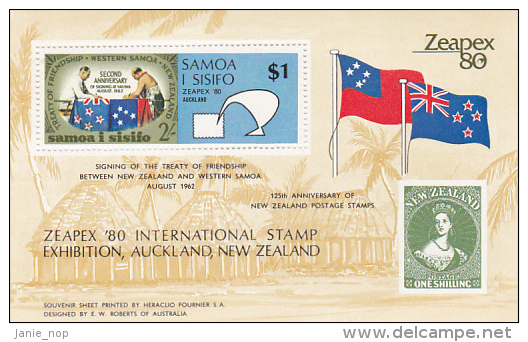 Samoa 1980 Zeapex MS MNH - Samoa