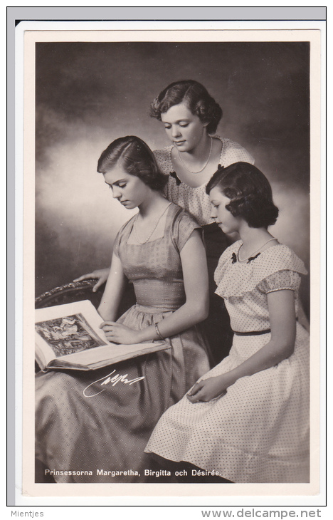 Princess Margaretha , Birgitta And Desiree Of Sweden   ( E 1 - Familles Royales