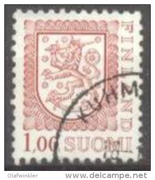 1981 Definitives: Coat Of Arms Mi 876 / Facit 878 / Sc 629 / YT 840 Used / Oblitéré / Gestempelt [lie] - Used Stamps