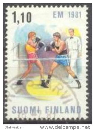 1981 European Boxing Championships Mi 878 / Facit 880 / Sc 652 / YT 842 Used / Oblitéré / Gestempelt [lie] - Used Stamps
