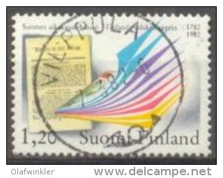 1982 Finnish Periodicals Mi 892 / Facit 894 / Sc 662 / YT 856 Used / Oblitéré / Gestempelt [lie] - Used Stamps