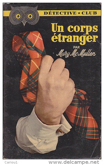 C1 Mary McMullen UN CORPS ETRANGER 1953 PUBLICITE MODE Epuise DETECTIVE - Ditis - Détective Club