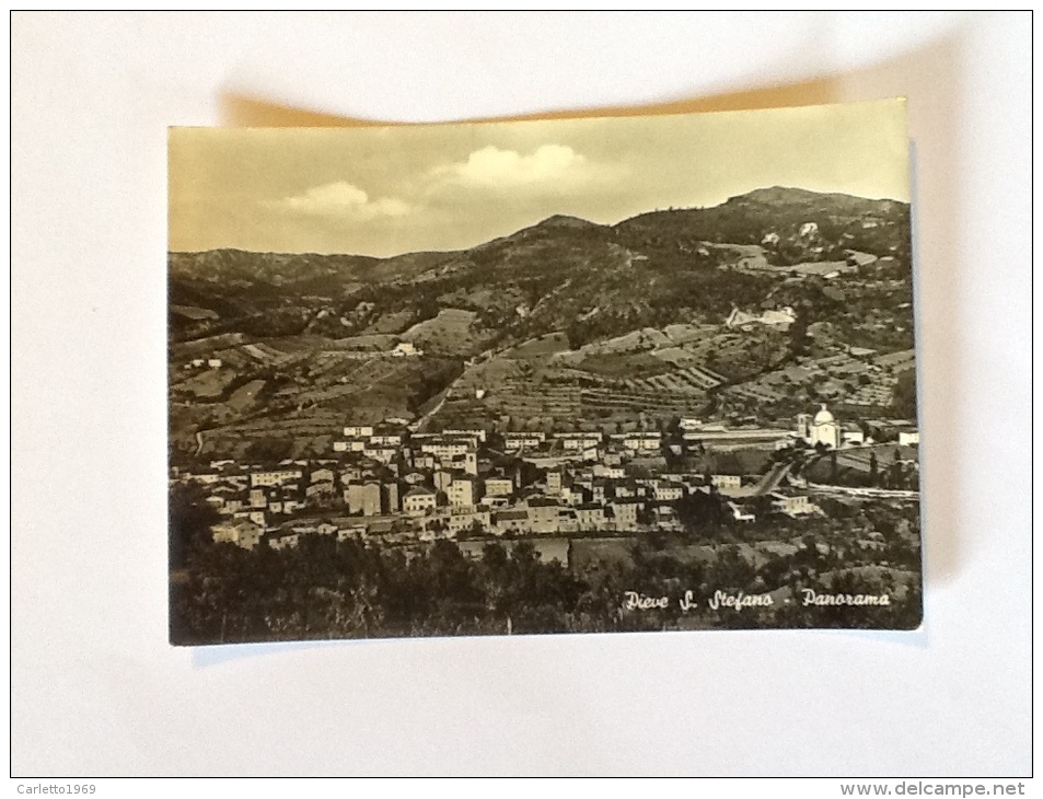 PIEVE SAN STEFANO PANORAMA VIAGGIATA 1958 - Arezzo