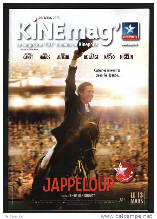 Magasine Magazine Cinéma KINEMAG Programmation Mars 2013 N° 49 FRANCE - Magazines