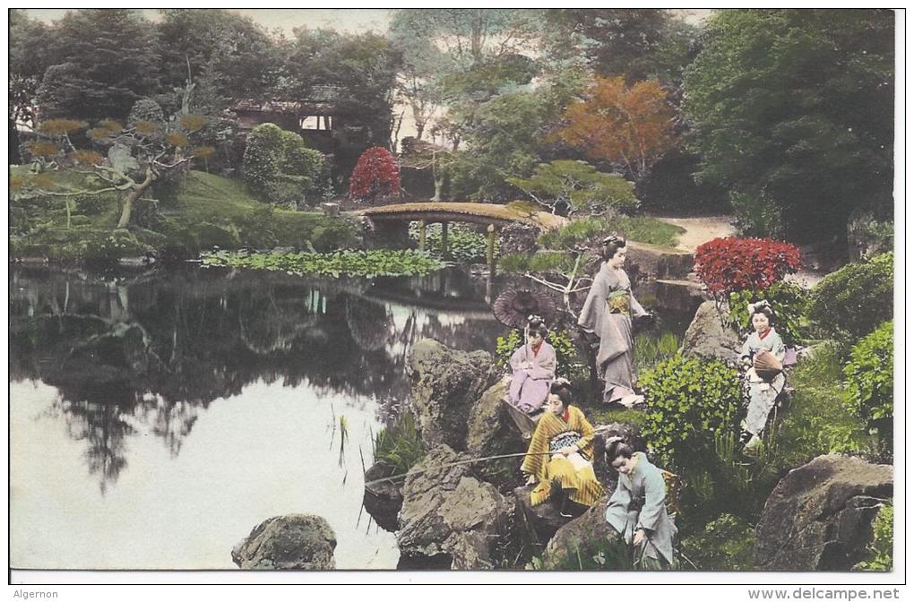 7802 - Japon Femmes Au Bord De La Rivière / Japan Women On The Stone's River - Autres & Non Classés