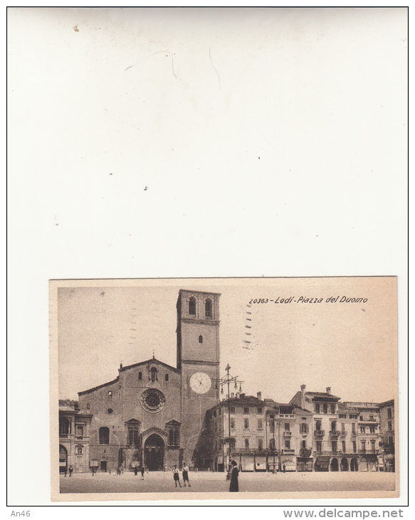 LODI - PIAZZA DEL DUOMO VG AUTENTICA 100% - Lodi