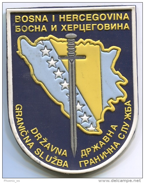 BOSNIA And HERZEGOVINA - State Border Service, Border Guards Patch, Police, Format : 100 X 80 Mm - Blazoenen (textiel)