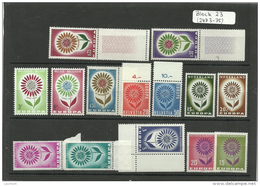 Small Lot Of Europa CEPT Stamps MNH (2) - Sammlungen